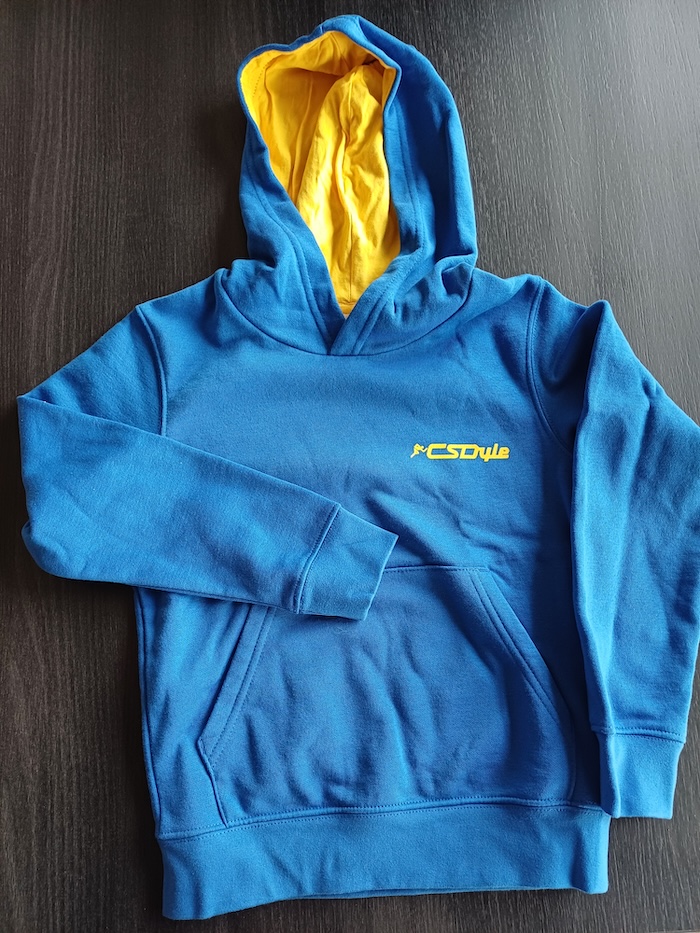 sweat shirt bleu ok